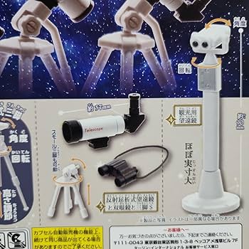 Amazon.co.jp: 全4種 指のり望遠鏡 ガチャ フィギュア